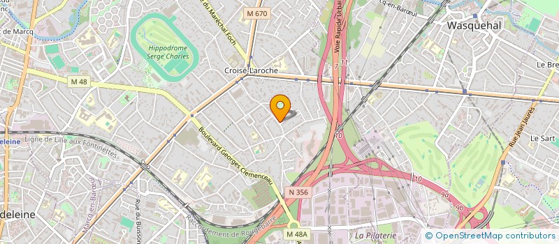 localisation de l'entreprise SOPECHAR à MARCQ-EN-BARŒUL