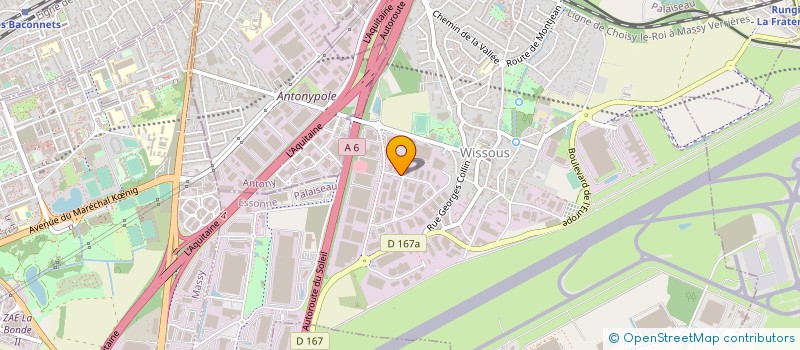 localisation de l'entreprise SOPEDI à WISSOUS