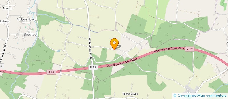 localisation de l'entreprise SOPEK  BIEUJAC
