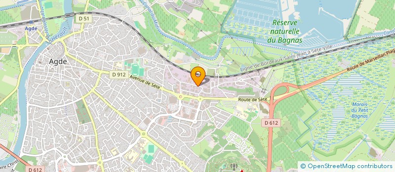 localisation de l'entreprise SOPEM à AGDE