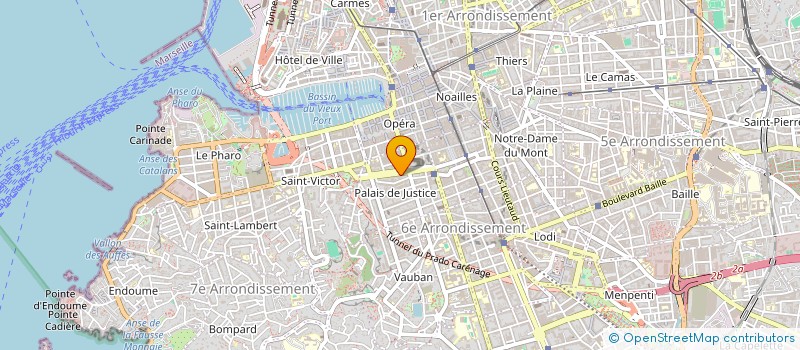 localisation de l'entreprise SOPENA GEOTECHNIQUE INGENIERIE à MARSEILLE