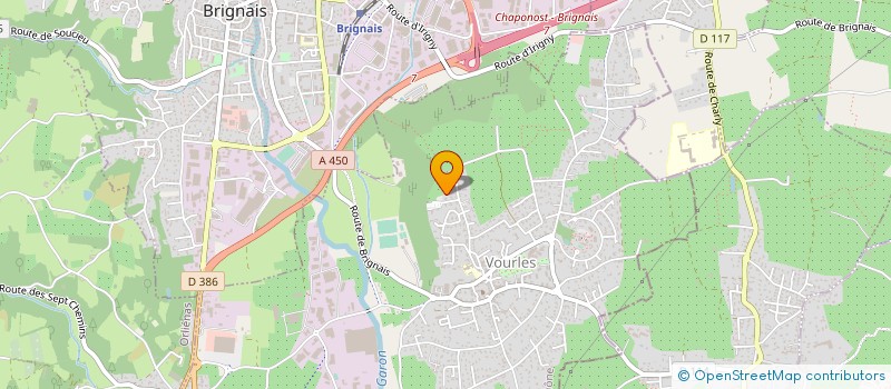 localisation de l'entreprise SOPER WEB CONSEIL  VOURLES