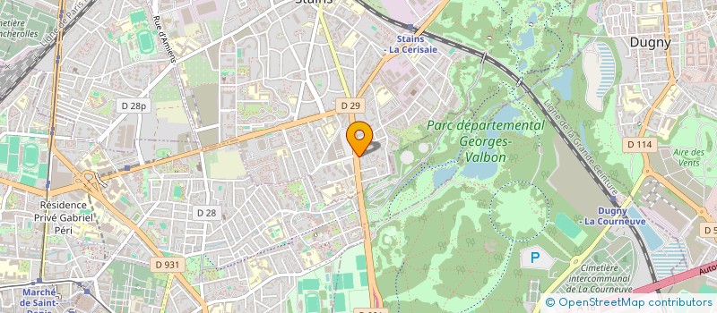 localisation de l'entreprise SOPERA à STAINS