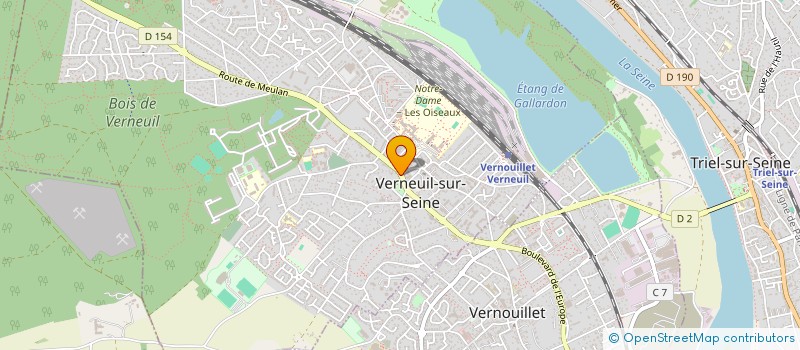 localisation de l'entreprise SOPERIC  VERNEUIL-SUR-SEINE