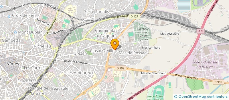 localisation de l'entreprise SOPG  NIMES