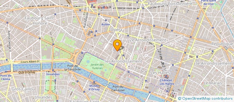 localisation de l'entreprise SOPHAL à PARIS 01