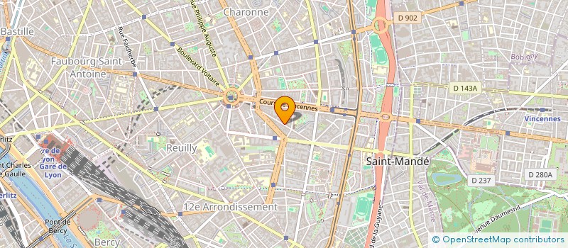 localisation de l'entreprise SOPHALEX à PARIS