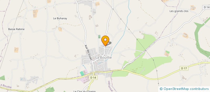 localisation de l'entreprise SOPHALEX à LA BOUILLIE