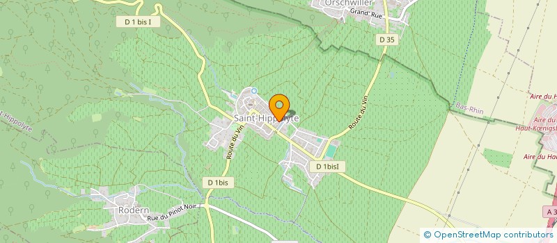 localisation de l'entreprise SOPHALEX à SAINT-HIPPOLYTE