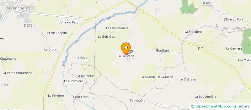 localisation de l'entreprise SOPHALEX à SAINT-JOUIN-DE-BLAVOU