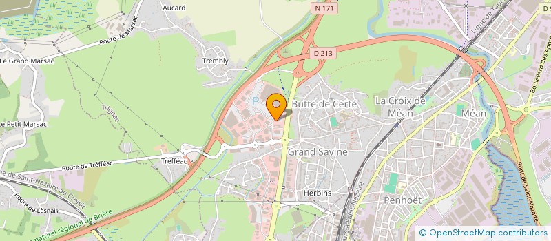 localisation de l'entreprise SOPHALEX  TRIGNAC