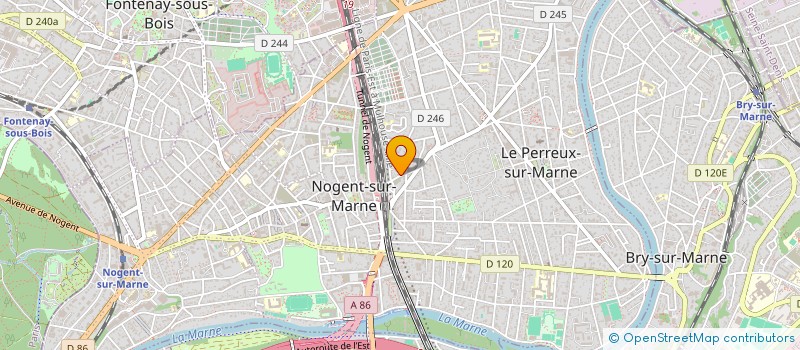 localisation de l'entreprise SOPHAN à LE PERREUX-SUR-MARNE