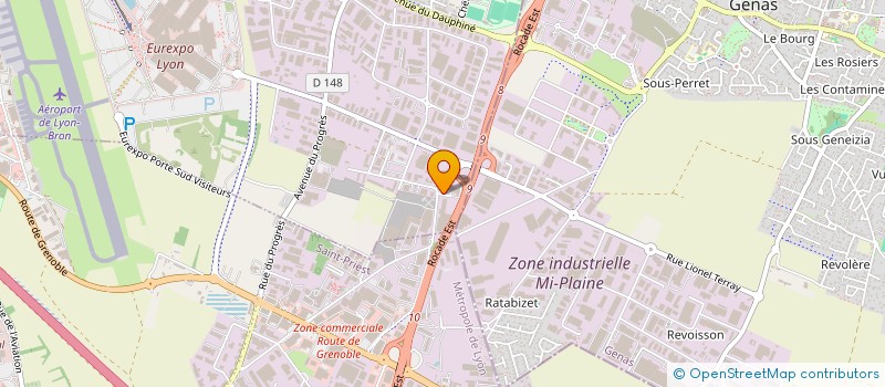 localisation de l'entreprise SOPHANISS  CHASSIEU