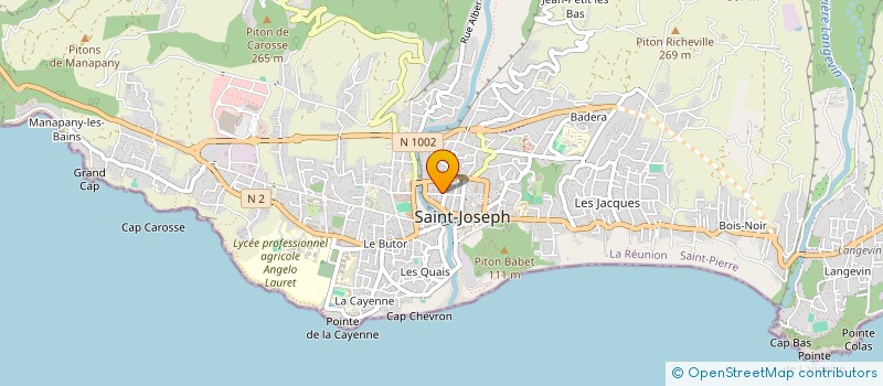 localisation de l'entreprise SOPHARM à SAINT-JOSEPH