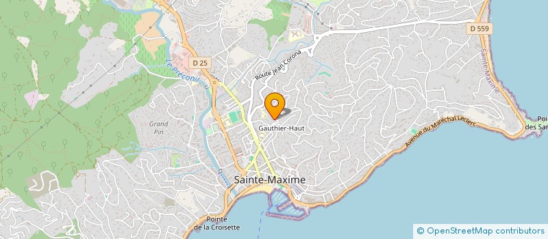 localisation de l'entreprise SOPHARM à SAINTE-MAXIME