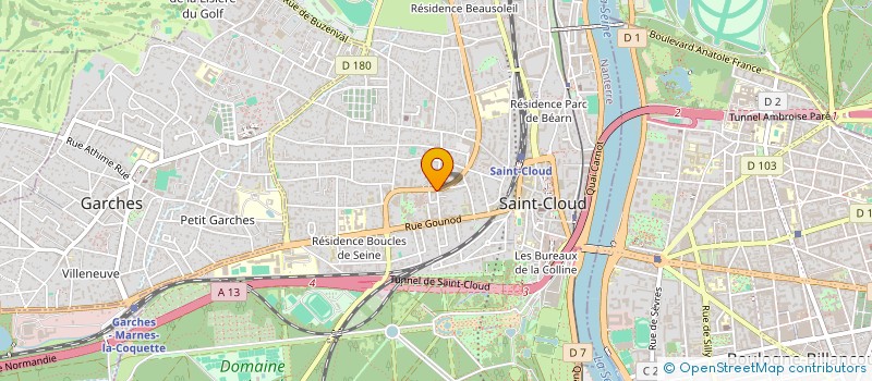 localisation de l'entreprise SOPHARMAX à SAINT-CLOUD