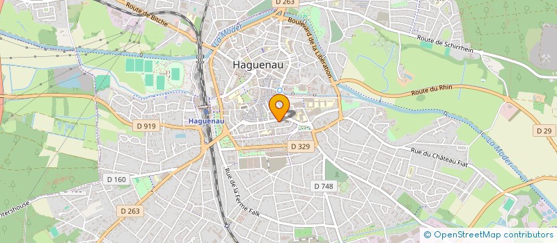 localisation de l'entreprise SOPHCA SPORT ET SANTE à HAGUENAU