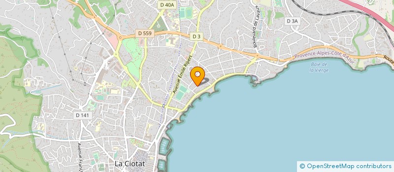 localisation de l'entreprise SOPHIA  LA CIOTAT