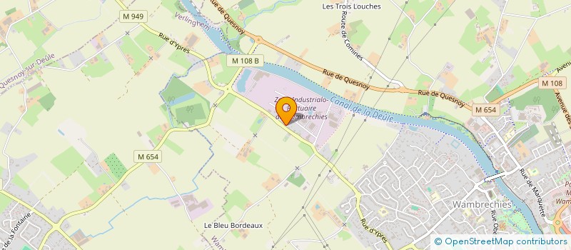 localisation de l'entreprise SOPHIA à QUESNOY-SUR-DEULE