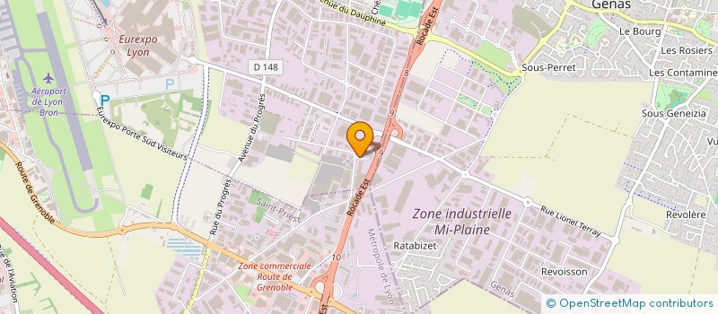 localisation de l'entreprise SOPHIA  CHASSIEU