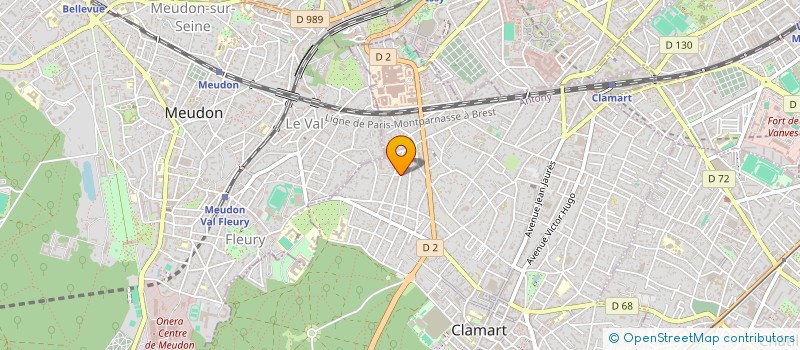 localisation de l'entreprise SOPHIA à CLAMART
