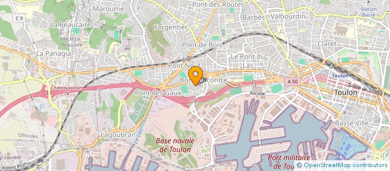 localisation de l'entreprise SOPHIA  TOULON