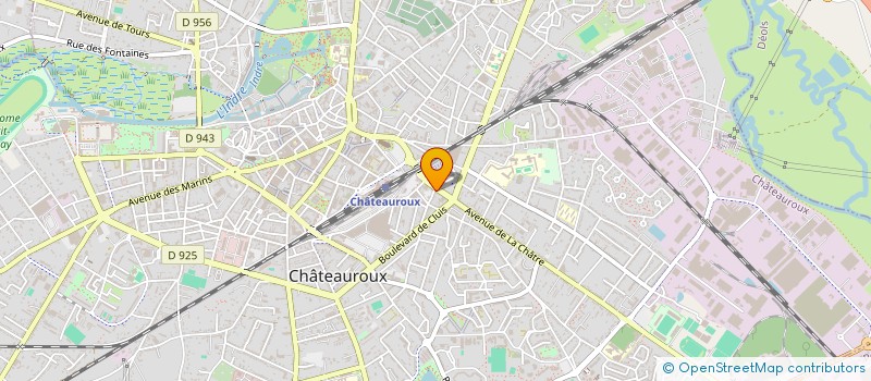 localisation de l'entreprise SOPHIA à CHATEAUROUX