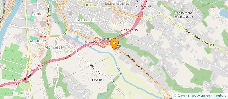 localisation de l'entreprise SOPHIA  MONTAUBAN