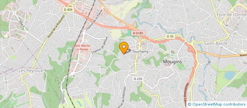 localisation de l'entreprise SOPHIA DE L ORME à MOUGINS