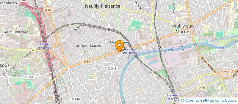 localisation de l'entreprise SOPHIA EXOTIQUE à LE PERREUX-SUR-MARNE