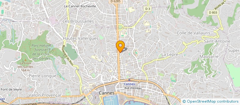 localisation de l'entreprise SOPHIA.KUNSTLICH.YANNICK  CANNES