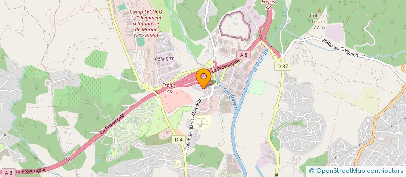 localisation de l'entreprise SOPHIA PARTS à FREJUS