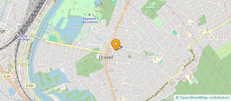 localisation de l'entreprise SOPHIA RUBENS à DRAVEIL