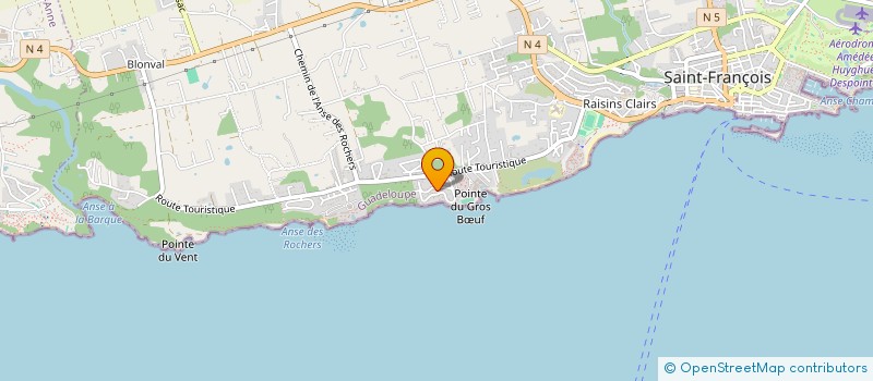 localisation de l'entreprise SOPHIA TOULOUCANON  SAINT FRANCOIS