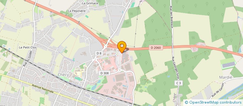 localisation de l'entreprise SOPHIAFLEURS SARL à CHECY