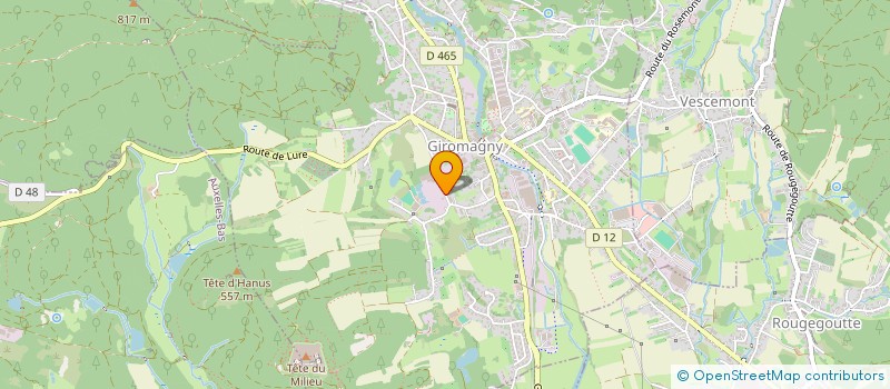 localisation de l'entreprise SOPHIAL à GIROMAGNY