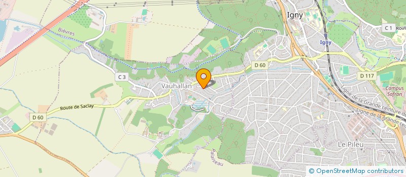localisation de l'entreprise SOPHIALE à VAUHALLAN