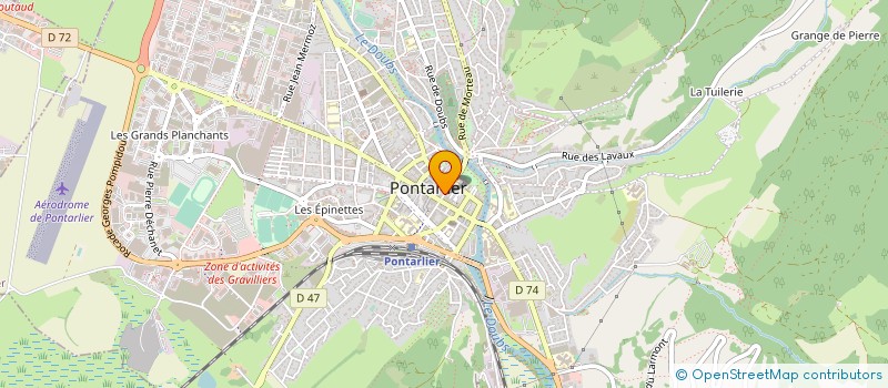 localisation de l'entreprise SOPHIAN VIOLETTE à PONTARLIER
