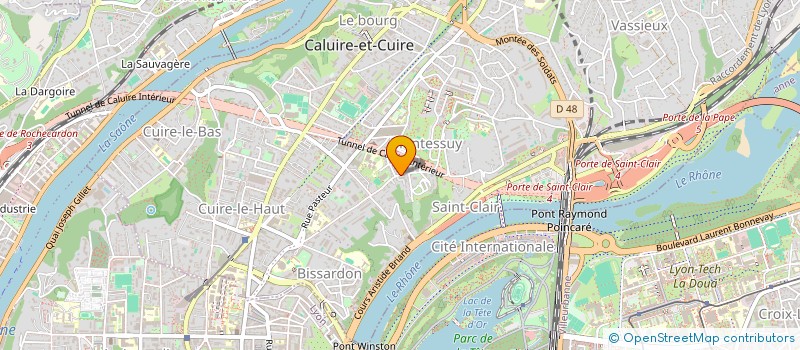 localisation de l'entreprise SOPHIANE HIDRI INVEST  CALUIRE-ET-CUIRE