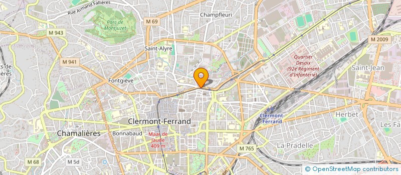 localisation de l'entreprise SOPHIANE PRODUCTIONS à CLERMONT-FERRAND