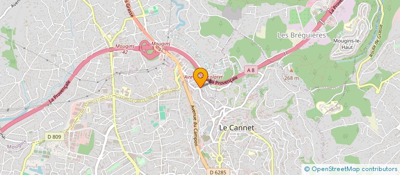 localisation de l'entreprise SOPHIANOT à MOUGINS