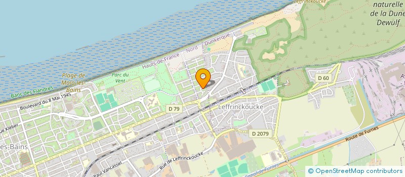 localisation de l'entreprise SOPHIATECH à DUNKERQUE