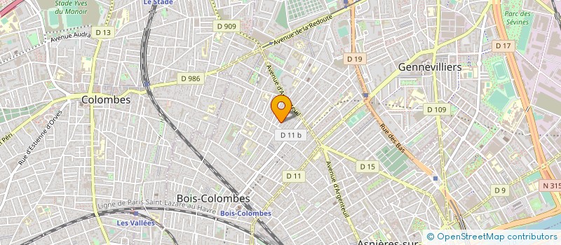 localisation de l'entreprise SOPHIE à BOIS-COLOMBES