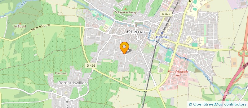 localisation de l'entreprise SOPHIE à OBERNAI