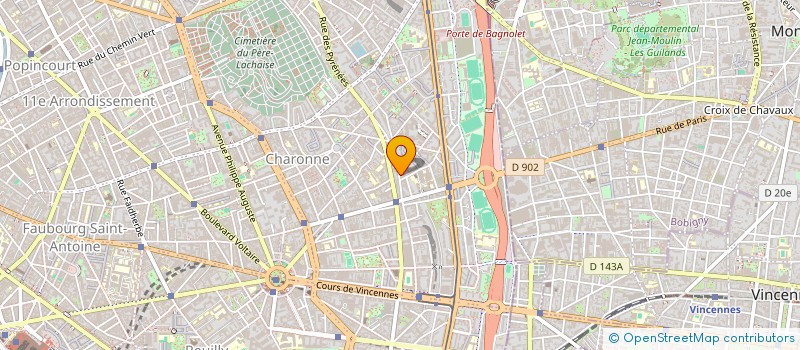 localisation de l'entreprise SOPHIE  PARIS