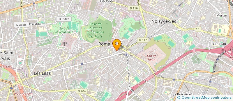 localisation de l'entreprise SOPHIE à ROMAINVILLE