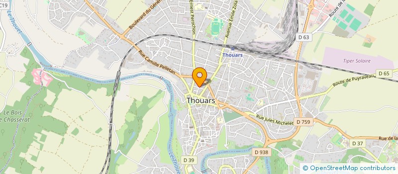 localisation de l'entreprise SOPHIE  THOUARS