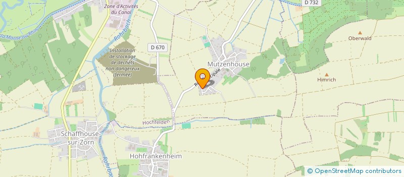localisation de l'entreprise SOPHIE  MUTZENHOUSE