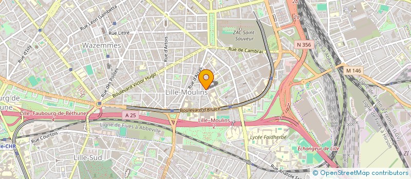 localisation de l'entreprise SOPHIE AUTO ECOLE à LILLE