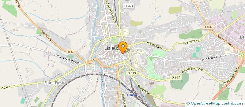 localisation de l'entreprise SOPHIE AZUR à LISIEUX